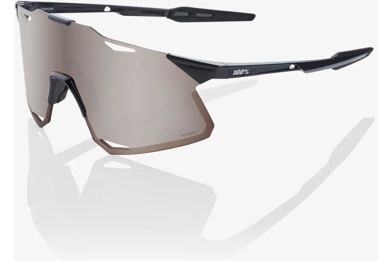 100 Percent Hypercraft Gloss Black / HiPER Silver Mirror