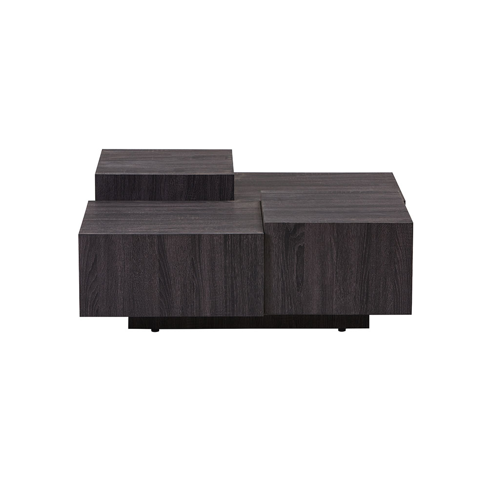 Home Deluxe Couchtisch NAYELI - Dunkle Holzoptik