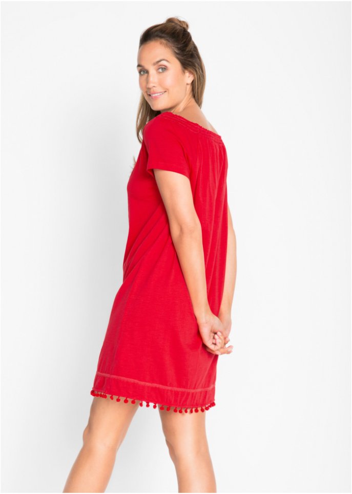 Jersey-Carmenkleid