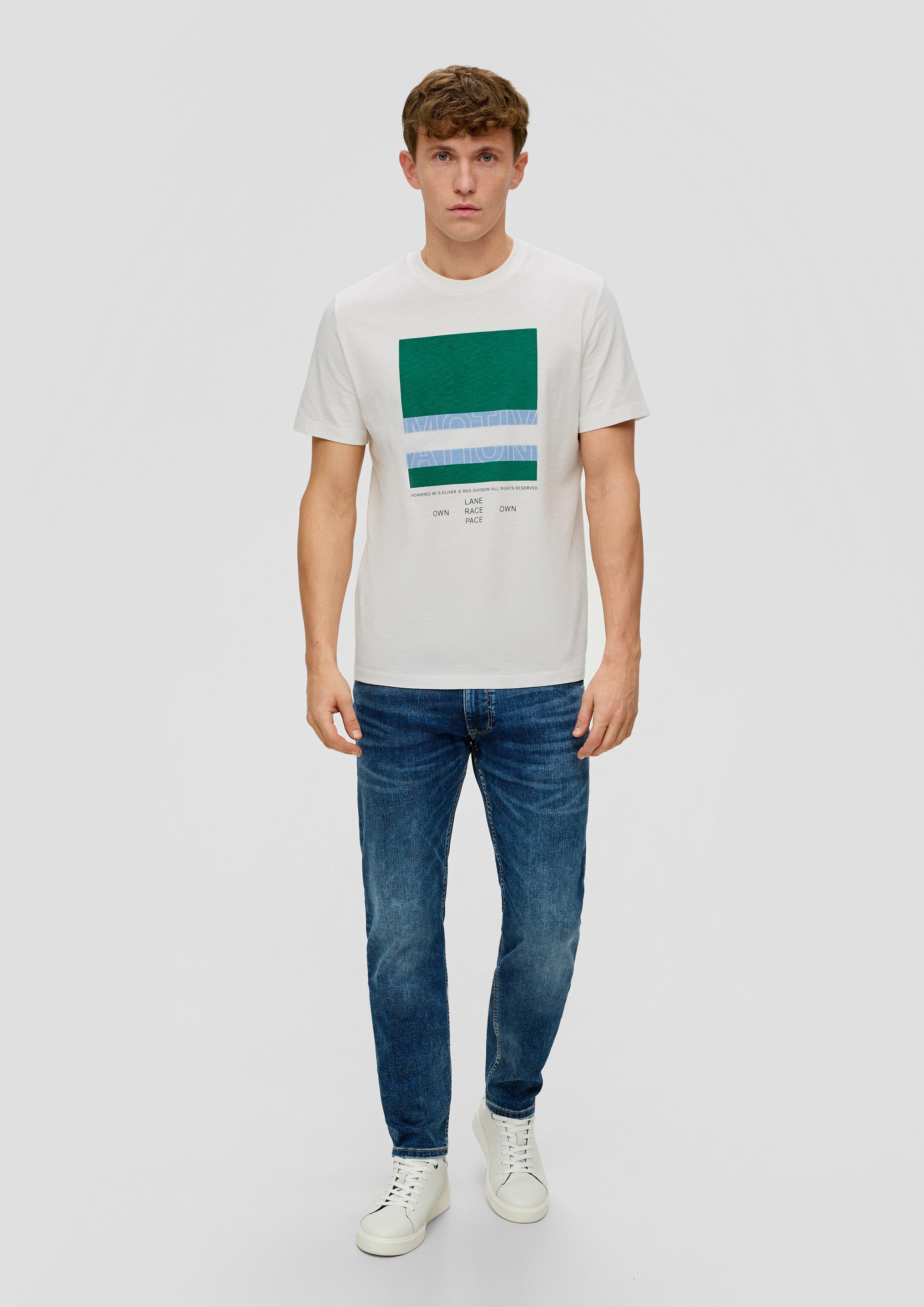 T-Shirt mit Frontprint  2141466-01D1