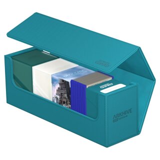 Ultimate Guard Arkhive 400+ XenoSkin Monocolor Petrolblau