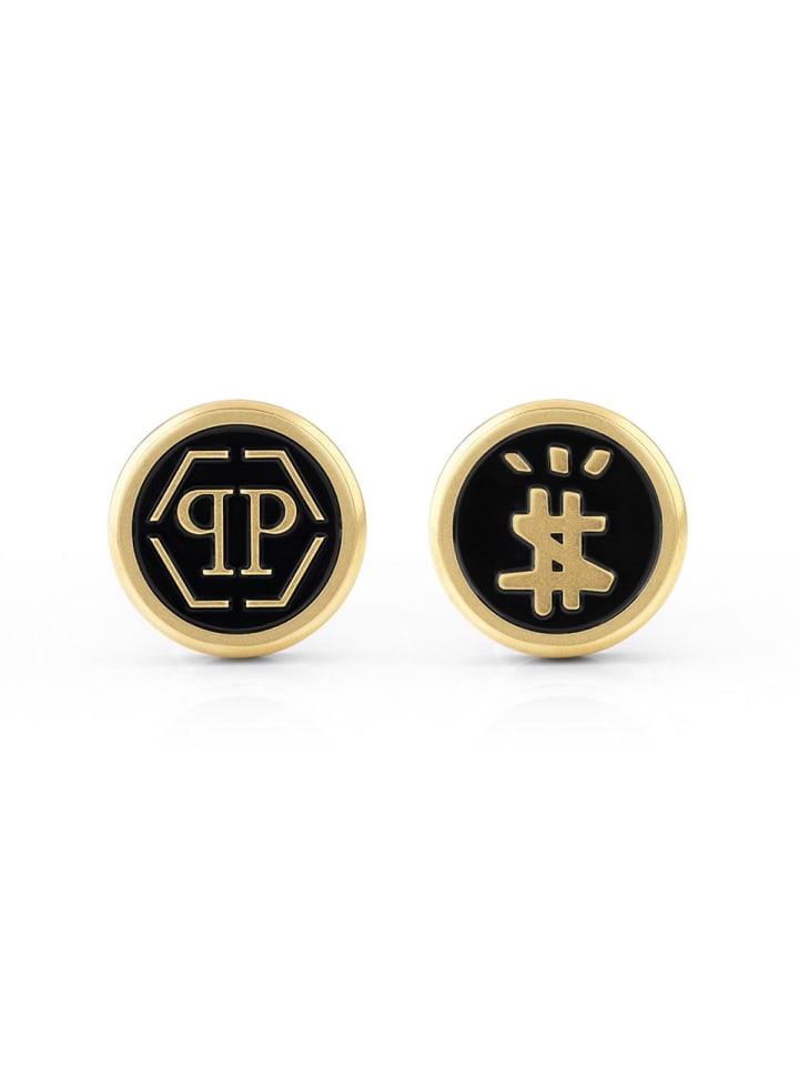 Philipp Plein Manschettenknöpfe in Gold günstig kaufen onesize