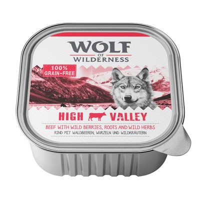 Wolf of Wilderness Adult 6 x 300 g Schale - Single Protein