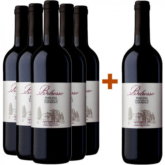 5+1 Paket Belrosso Canaiolo Toscana IGP trocken - La Querce