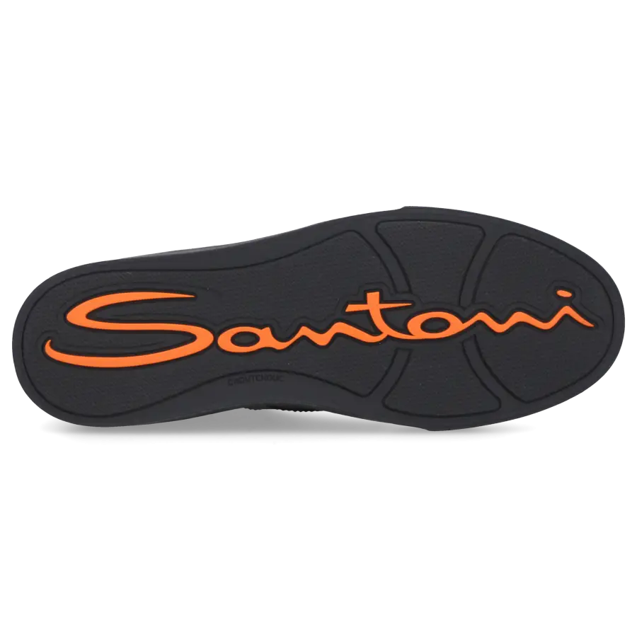 Santoni - Sneaker high 21933 Veloursleder - braun