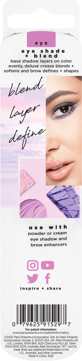 Lidschattenpinsel Eye Shade + Blend, 1 St