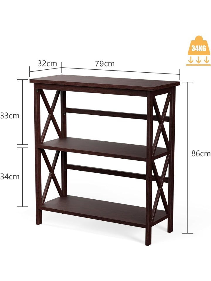 COSTWAY Konsolentisch Holz in Braun günstig kaufen onesize