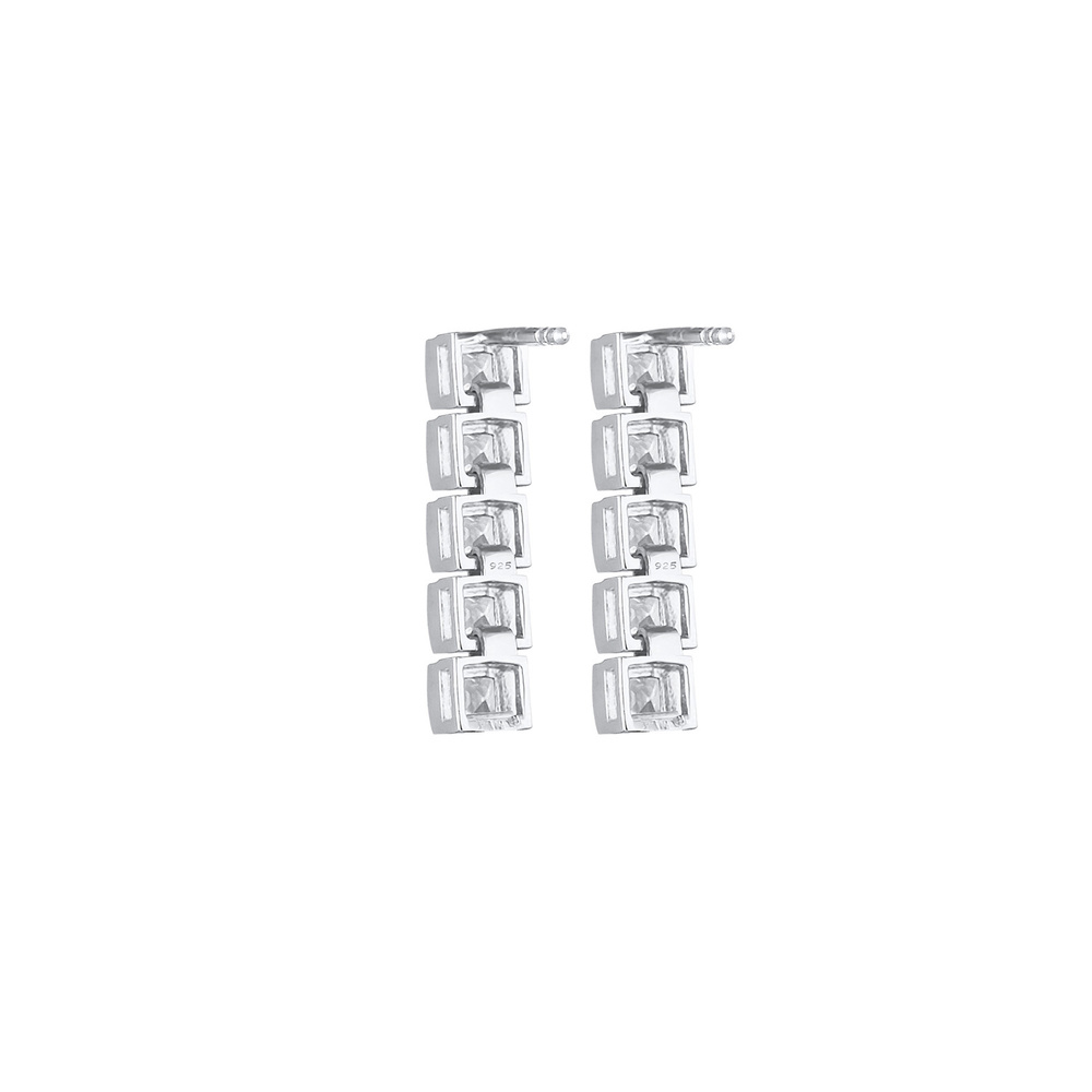 Elli PREMIUM Elli PREMIUM Boucles d'Oreilles Élégant avec des Cristaux Zircone Boucles d'Oreil Boucles d'oreilles