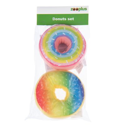 Hundespielzeug Squeaky Donuts Set
