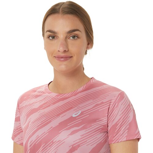 DAMEN T-SHIRT CORE ALL OVER PRINT SS TOP
