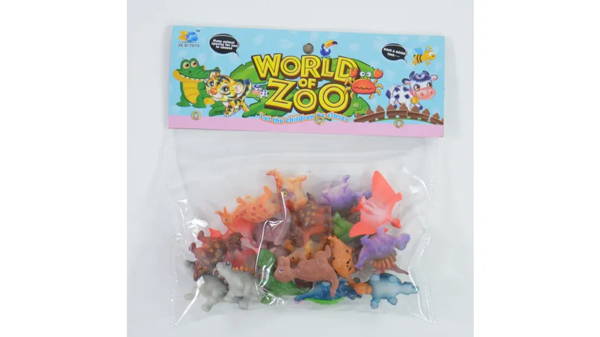 Kögler - Bunte Dinosaurier, ca. 5 cm, 20 Stück pro Set, im Polybeutel