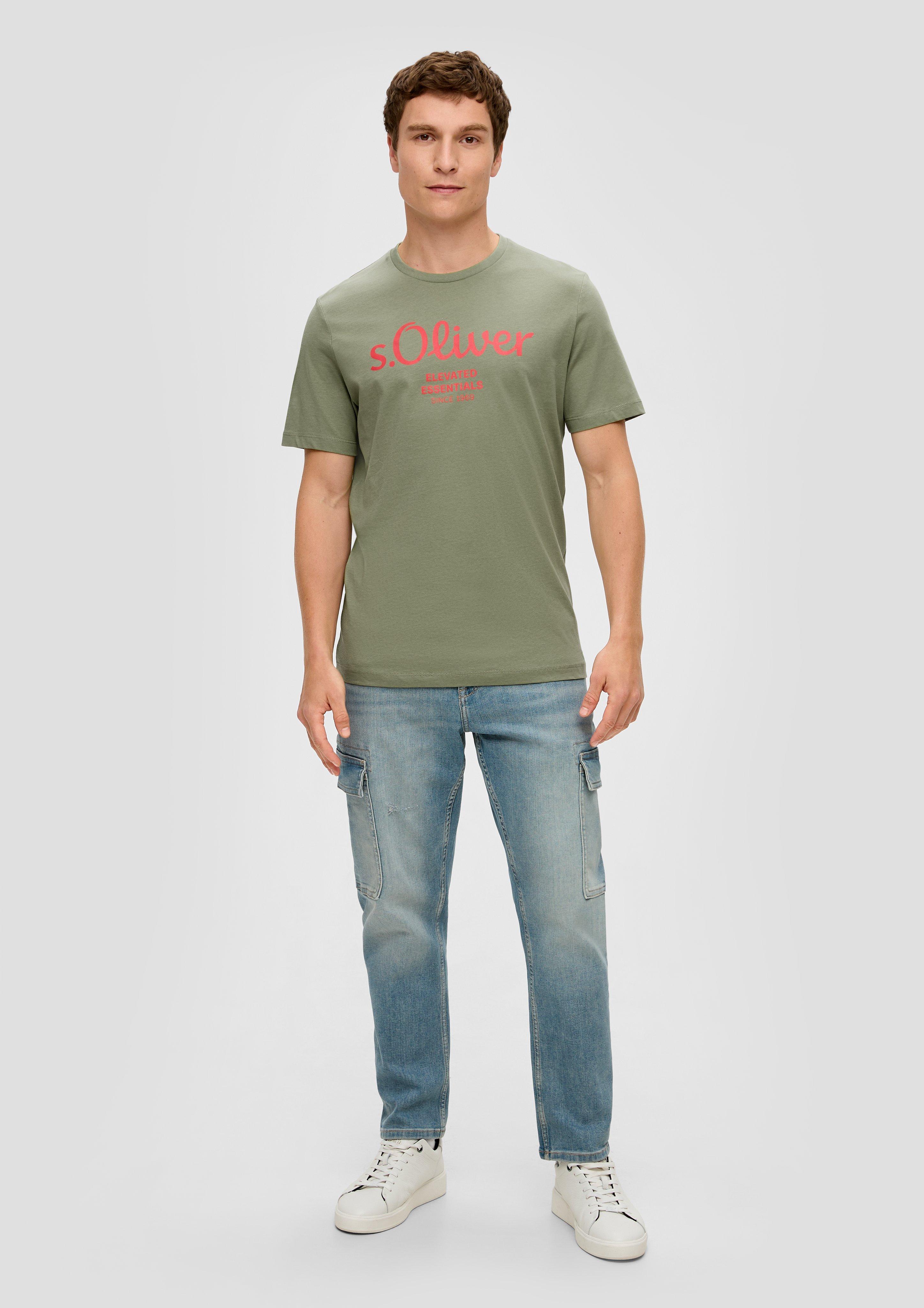 T-Shirt mit Frontprint  2141458-73D1