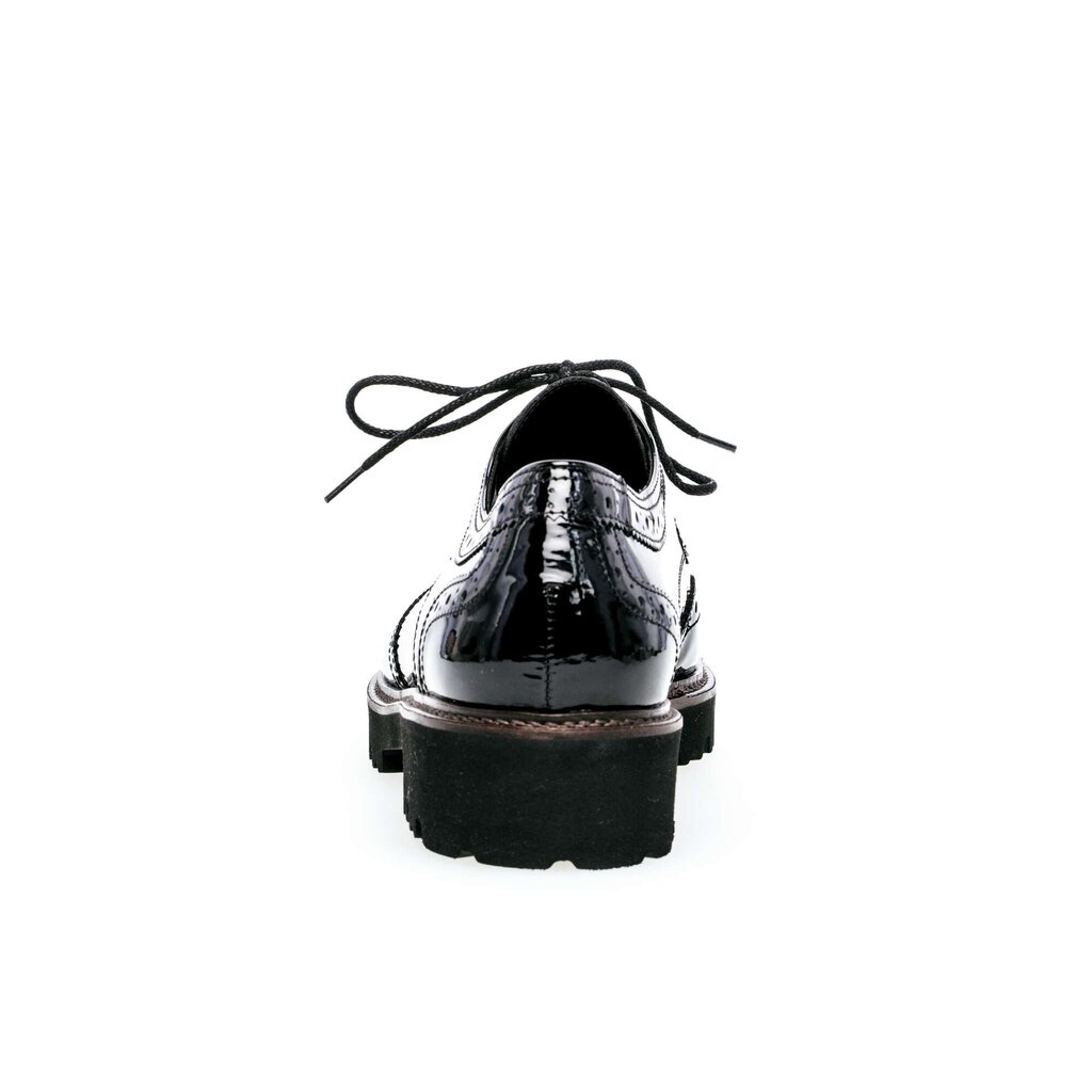 Gabor fashion Schnürschuh schwarz
