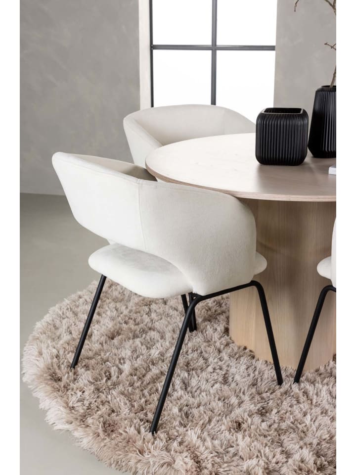 ebuy24 Essgruppe Olivia 50 (5-teilig) Whitewash 110 x 110 cm günstig kaufen onesize