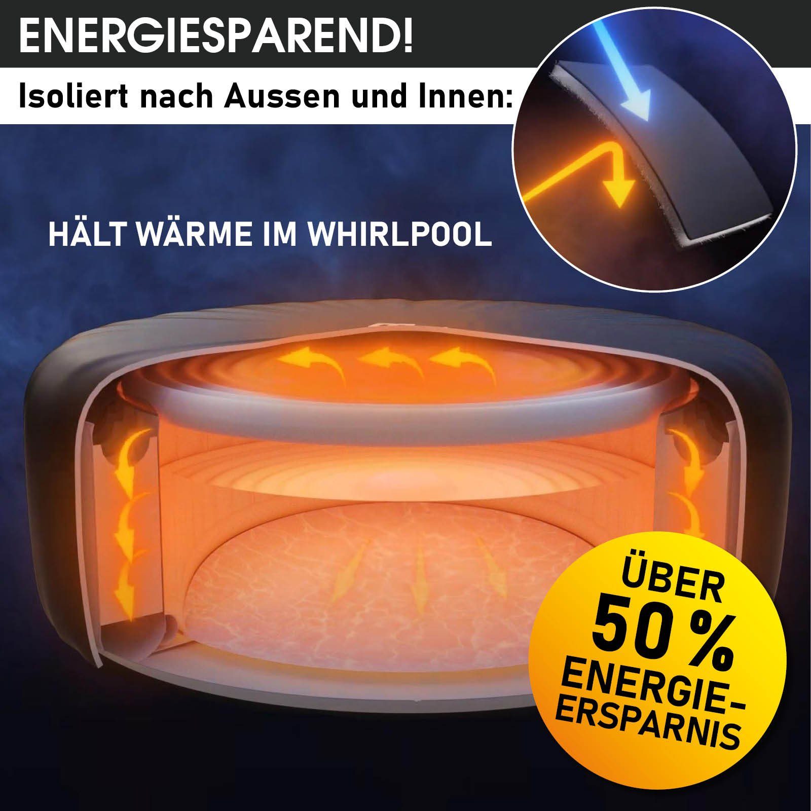 BRAST Whirlpool MSpa Thermoabdeckung für Tekapo Bergen Aurora Starry Naval Rimba, (Carlton Vito Otium & Oslo)