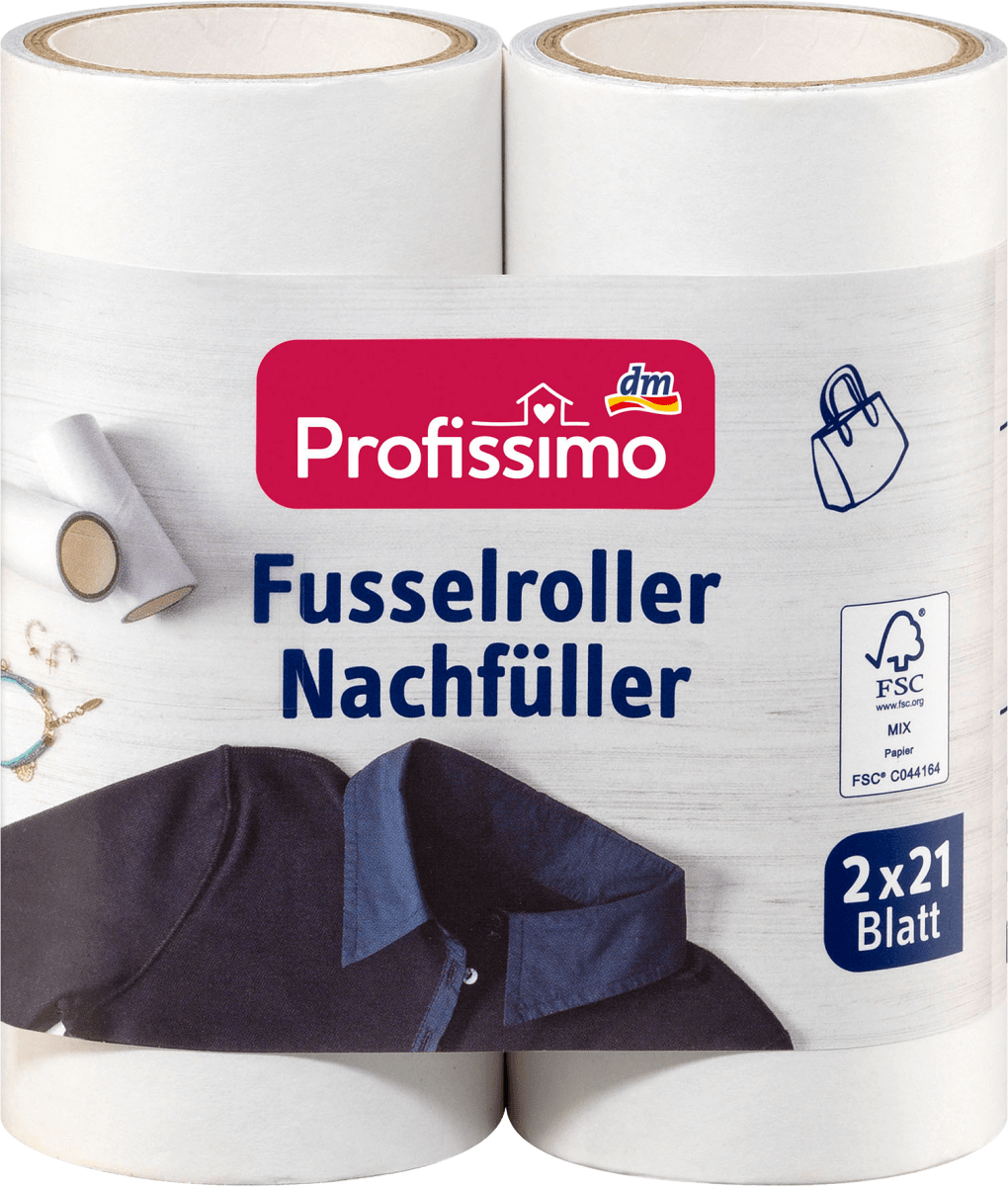 Fusselroller Nachfüllpack, 2 St