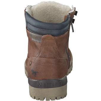 Mustang Schnür Boots in braun