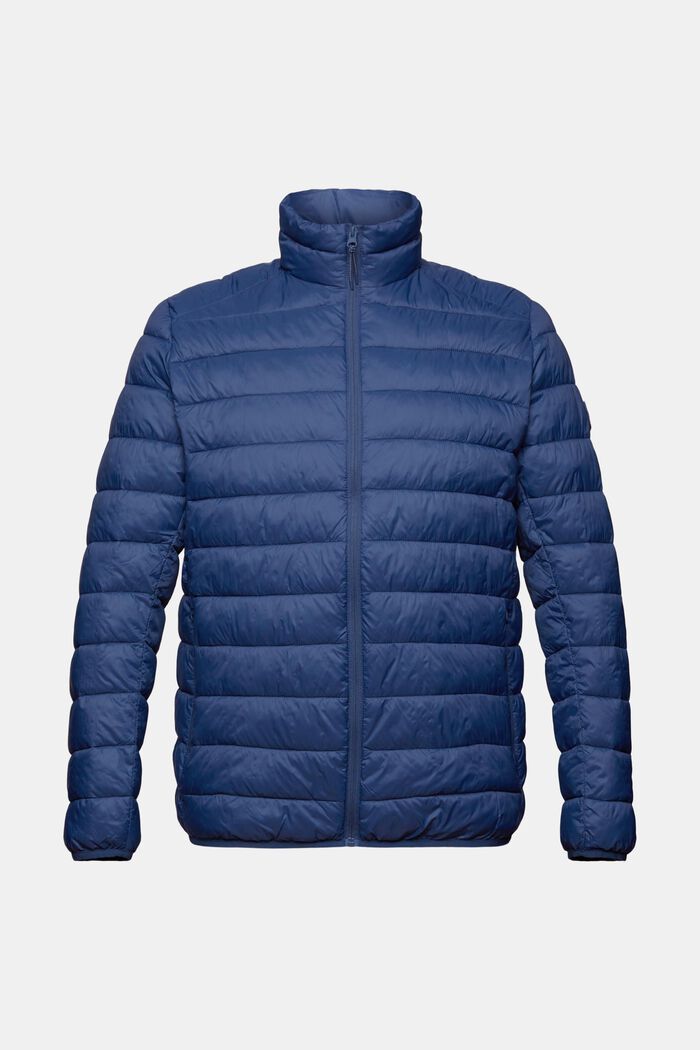 Steppjacke mit hohem Kragen
