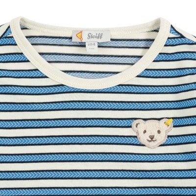 T-Shirt langarm, mittelblau für Jungs