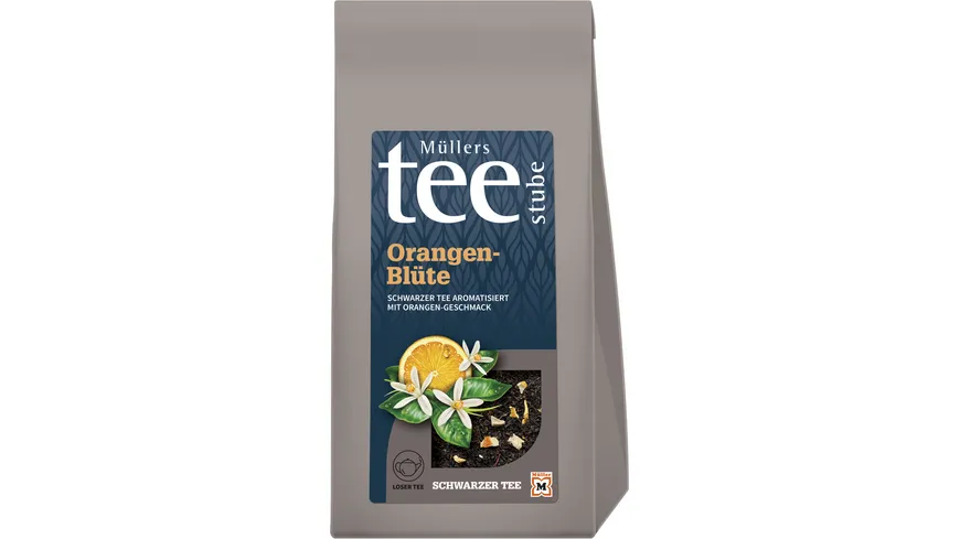 Müllers Teestube Schwarzer Tee Lose Orangenblüte 175 g