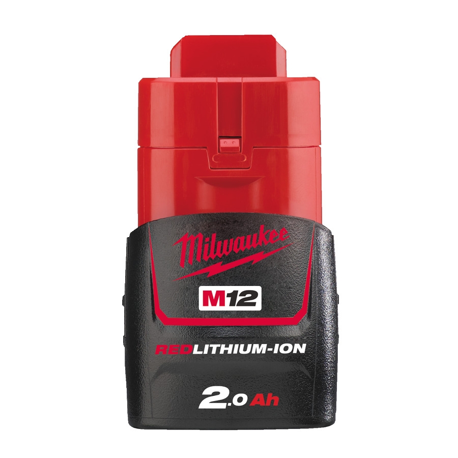 Příslušenství Milwaukee 4932430064 M12 B2 Akumulátor M12 12v 2,0ah červený Li-Ion