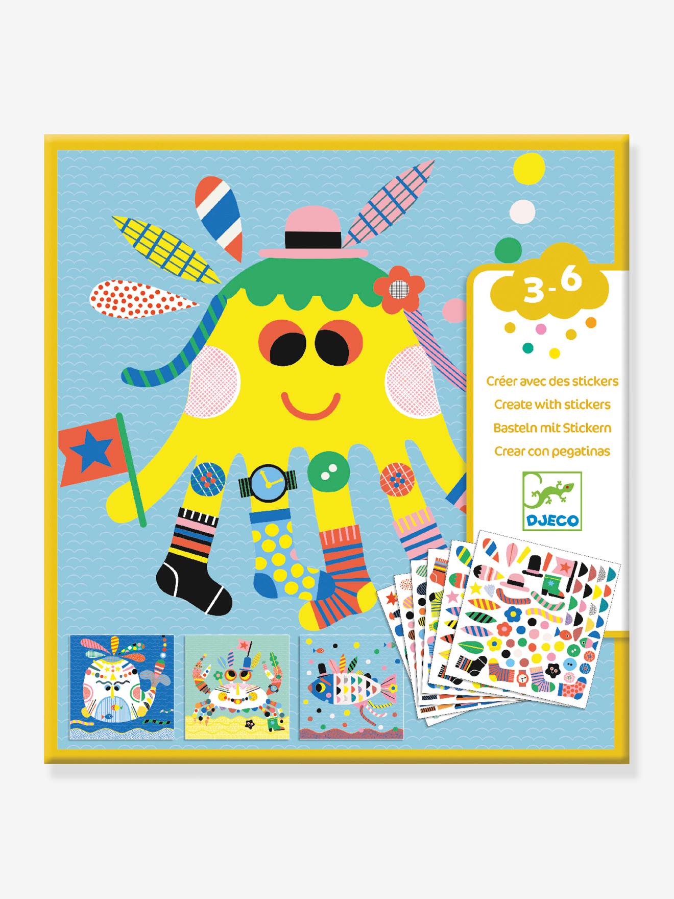 Stickers Marins DJECO jaune