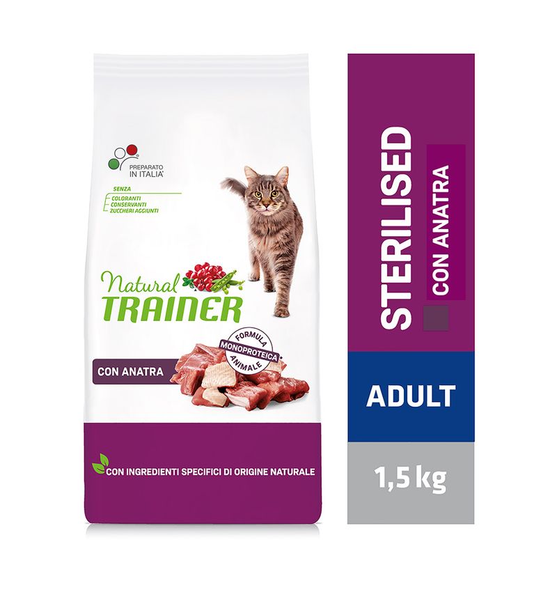 Natural Trainer Cat Sterilised mit Ente zu TOP-Preisen | bitiba %