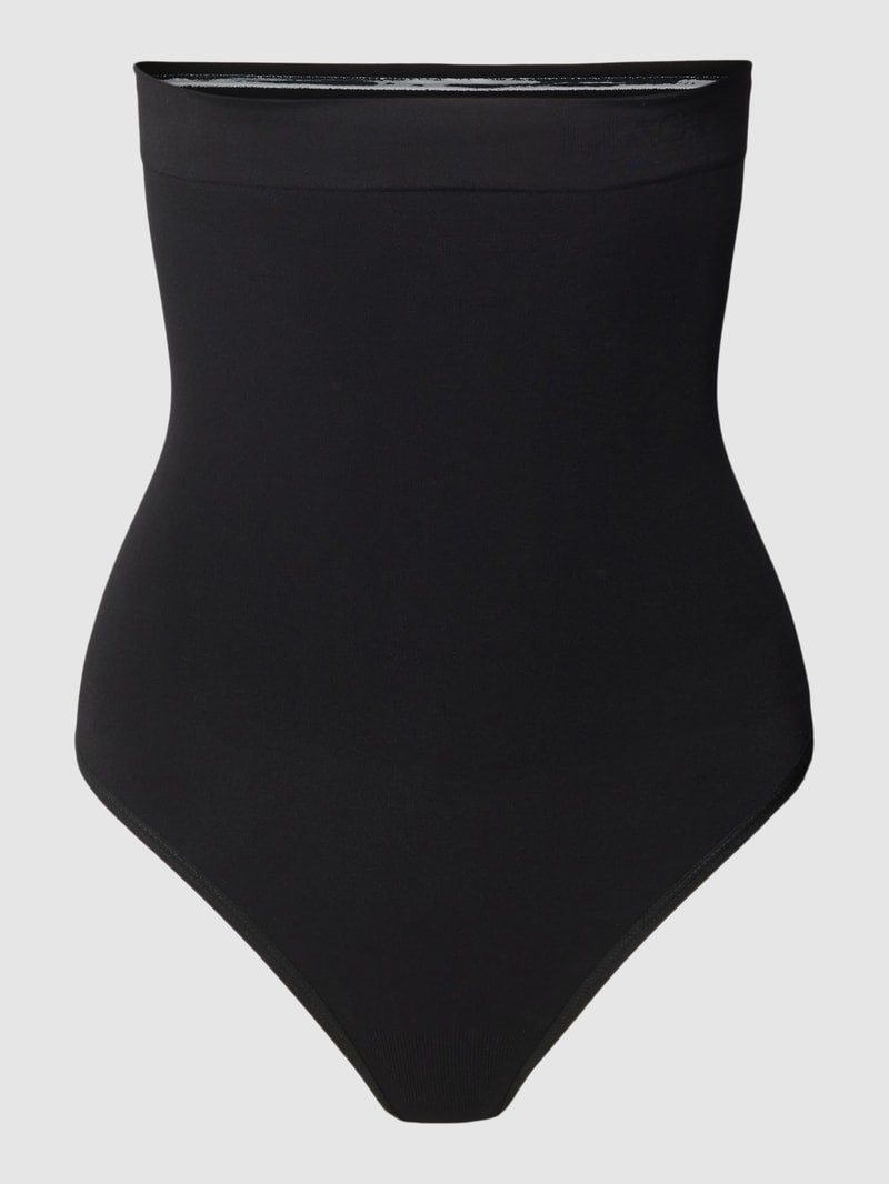 High Waist String mit Shape-Funktion in schwarz