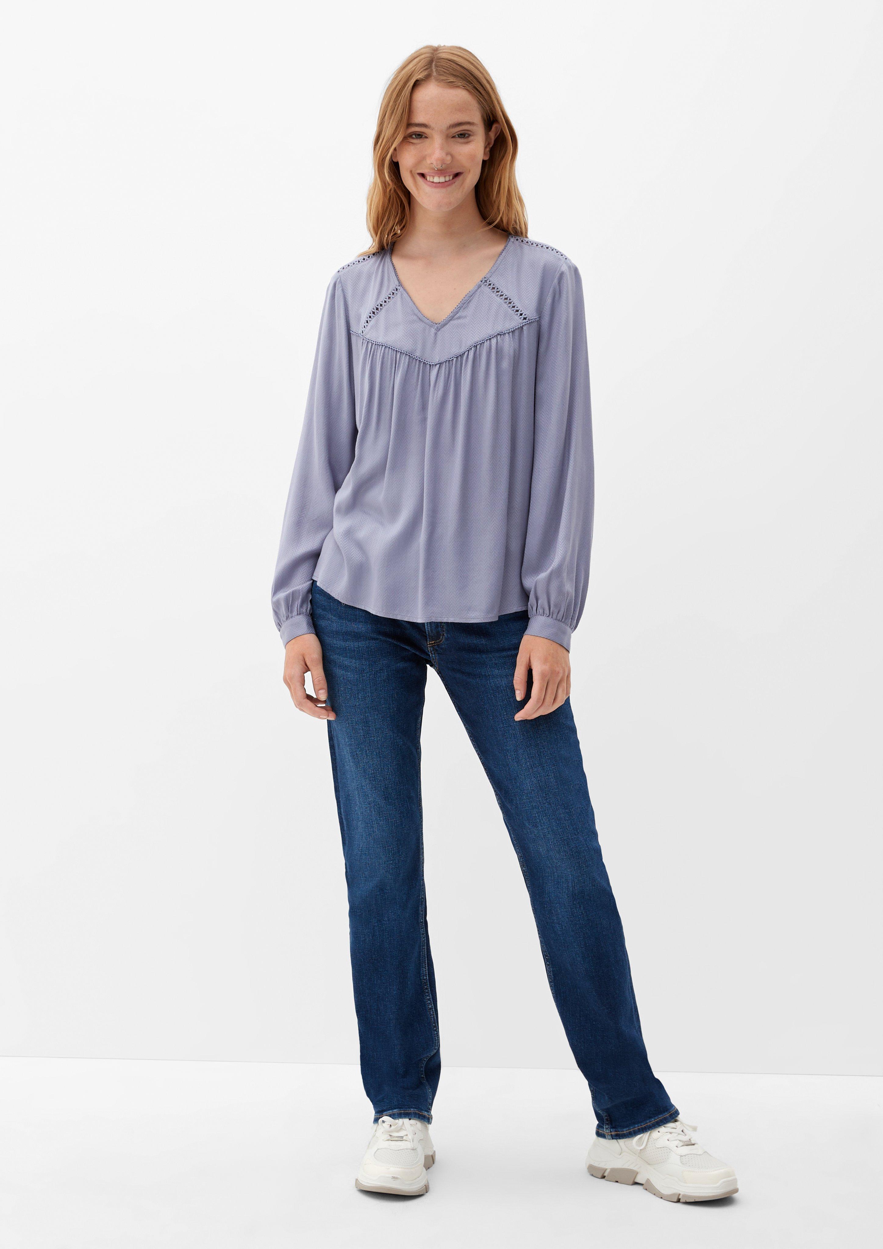 Bluse mit Fischgrätmuster  2117724-5274