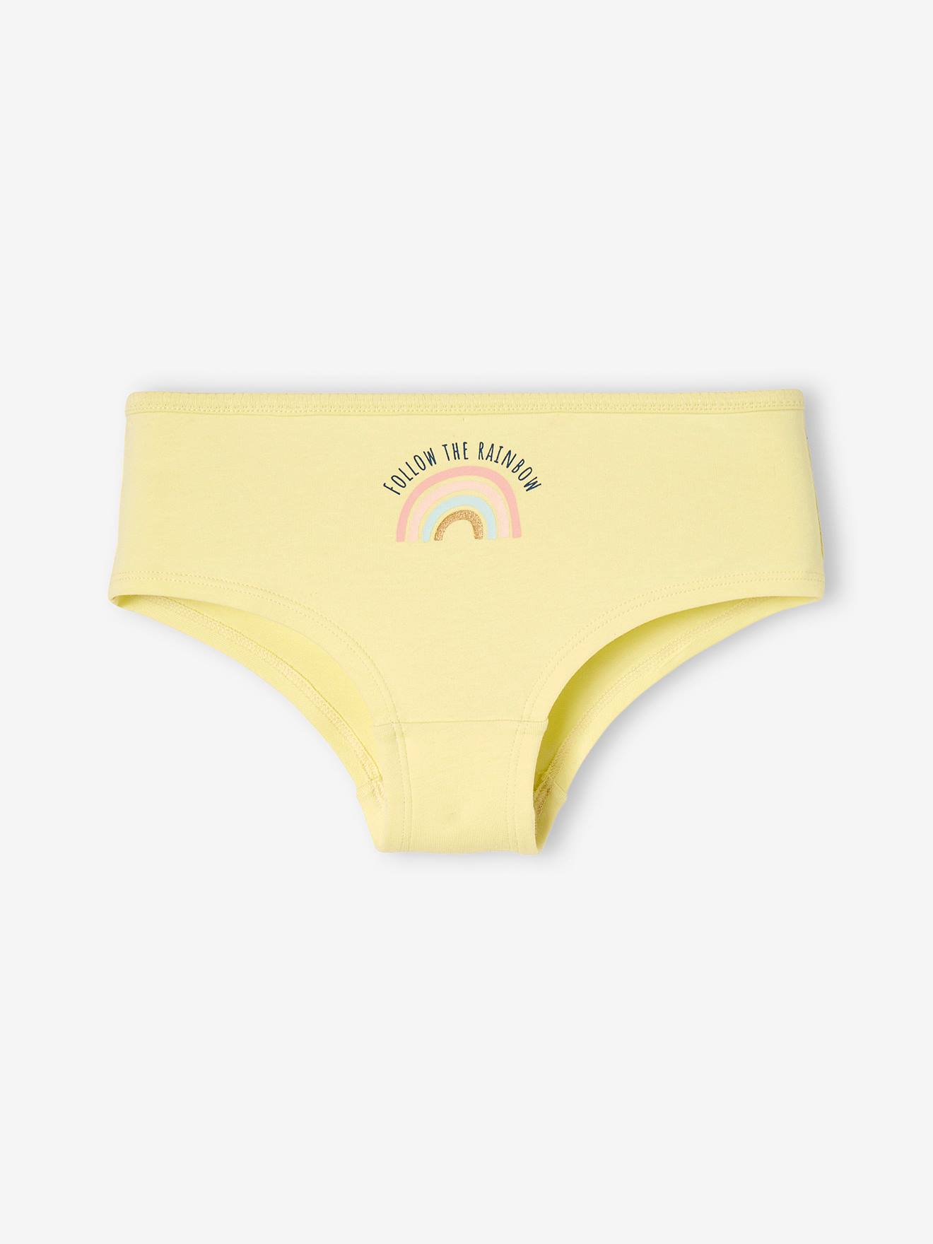 Lot de 5 shorties fille rose pâle