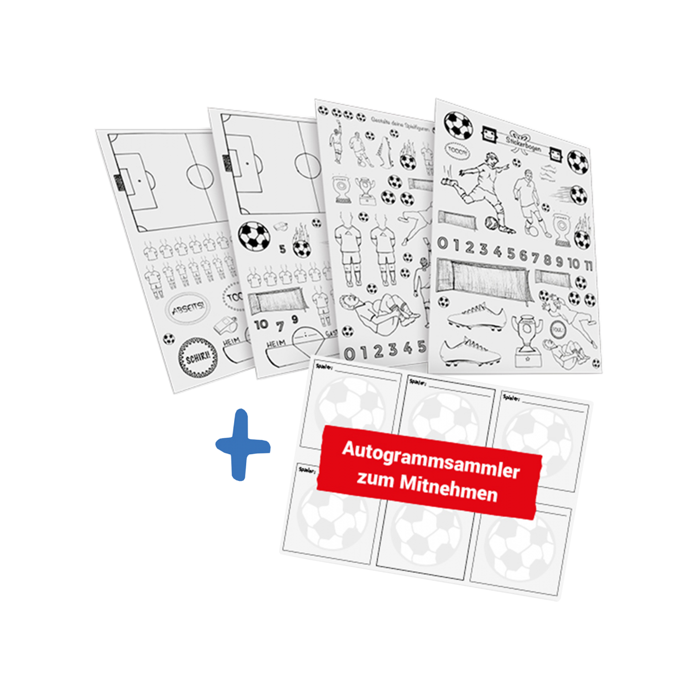 kicker Selbstmachbuch Kids Blau Rot