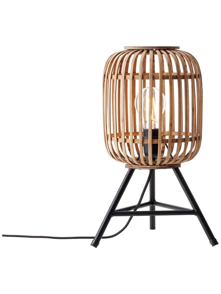 Brilliant Tischleuchte Woodrow ⌀ 30 cm in hellbraun günstig kaufen onesize