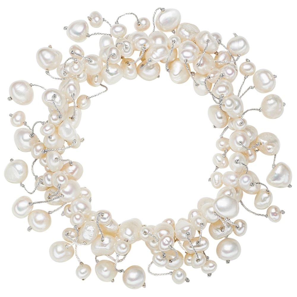 Valero Pearls Bracelet en perles Perle de culture d'eau douce Perle de culture d'eau douce en B Bracelet