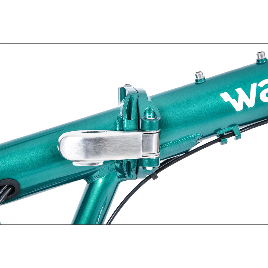 Wayscral E-Bike Flexi 215, 20 Zoll Pedelec, elektrisch unterstütztes Klappfahrrad in Grün, bis zu 45 km Reichweite - ATU