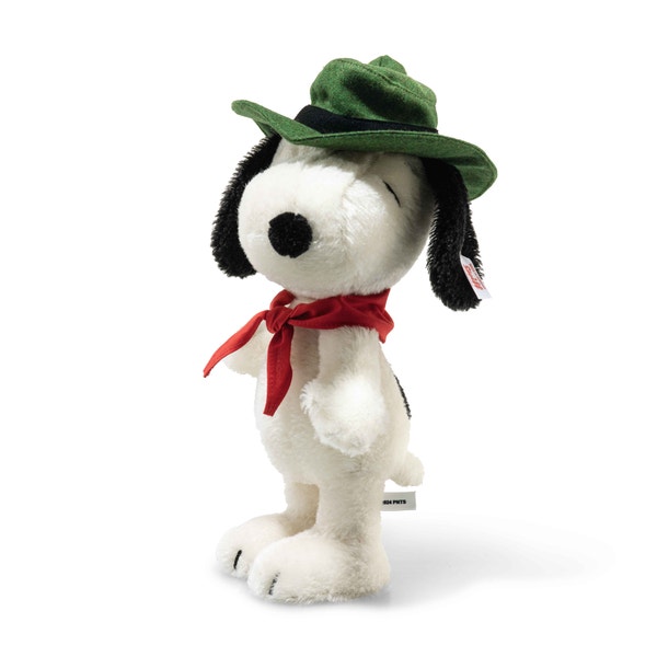 Snoopy Beagle Scout 50. Jubiläum, 27 cm, weiß