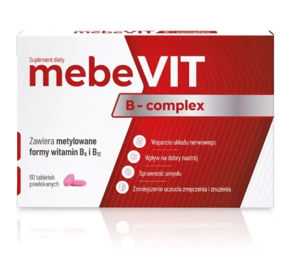 MebeVit B-Complex, dodatak prehrani s vitaminima B skupine, tablete