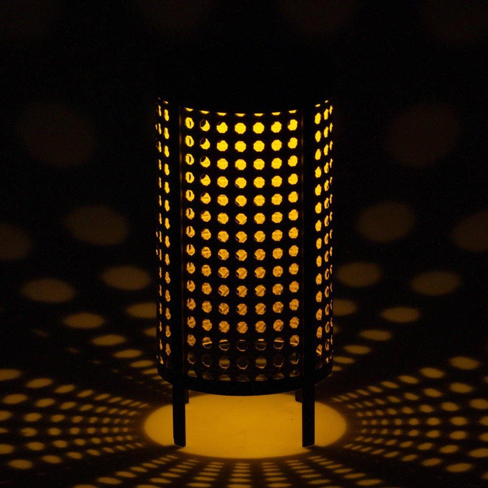 EGLO LED Solarleuchte LED Solar Stehleuchte Z in Creme und Schwarz 0,06W IP44, keine Angabe, Leuchtmittel enthalten: Ja, fest verbaut, LED, warmweiss, Solarleuchten