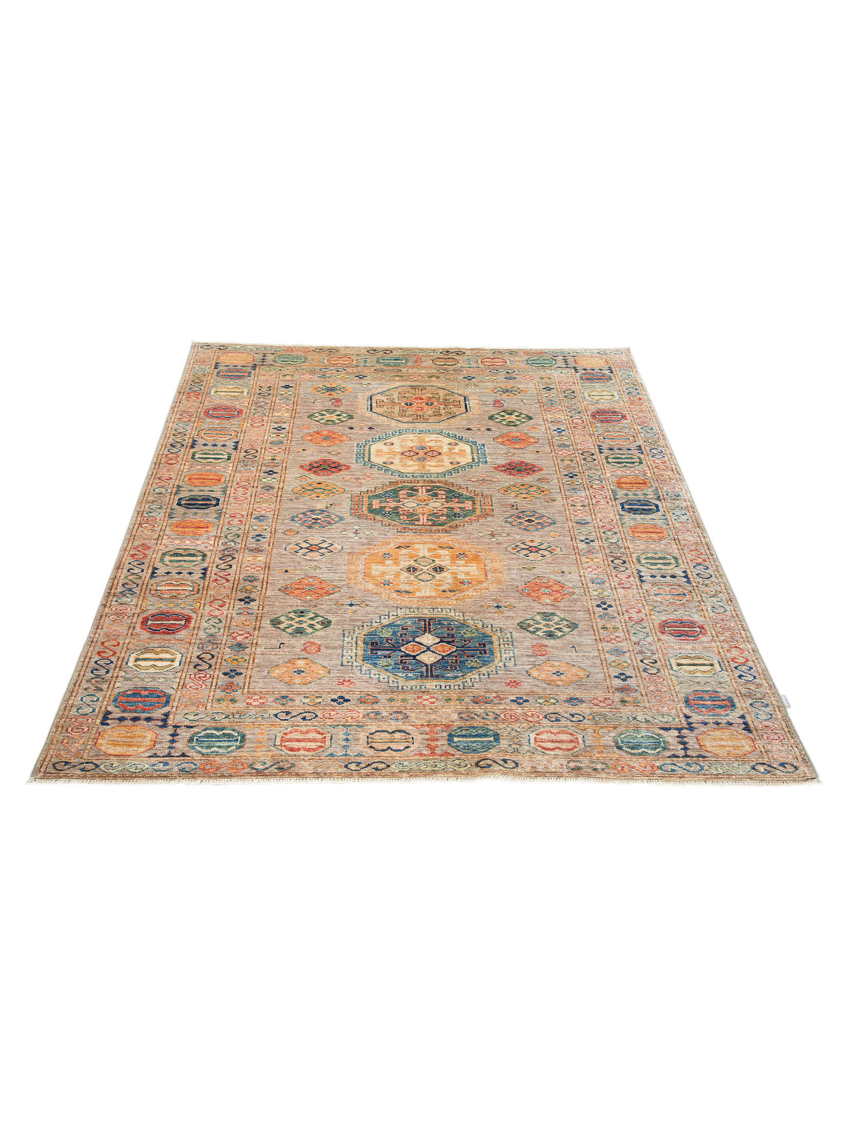 Kazak Ghazni ca. 147 x 208 cm, Unikat / Einzelstück