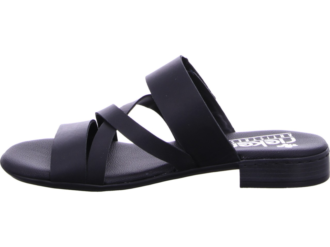 RIEKER Klassische Sandalen schwarz