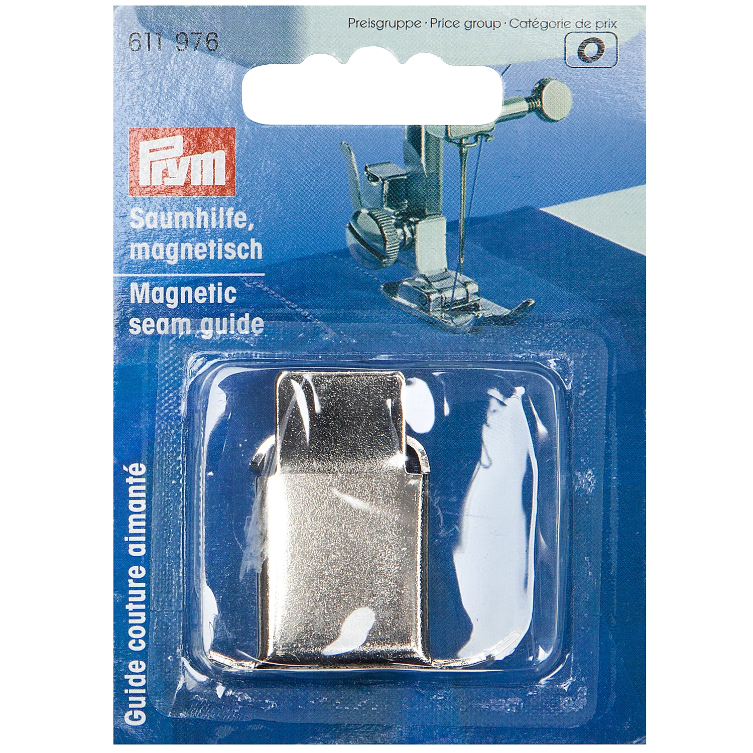 Prym Saumhilfe, magnetisch, Größe: 3,6 x 3,9 cm