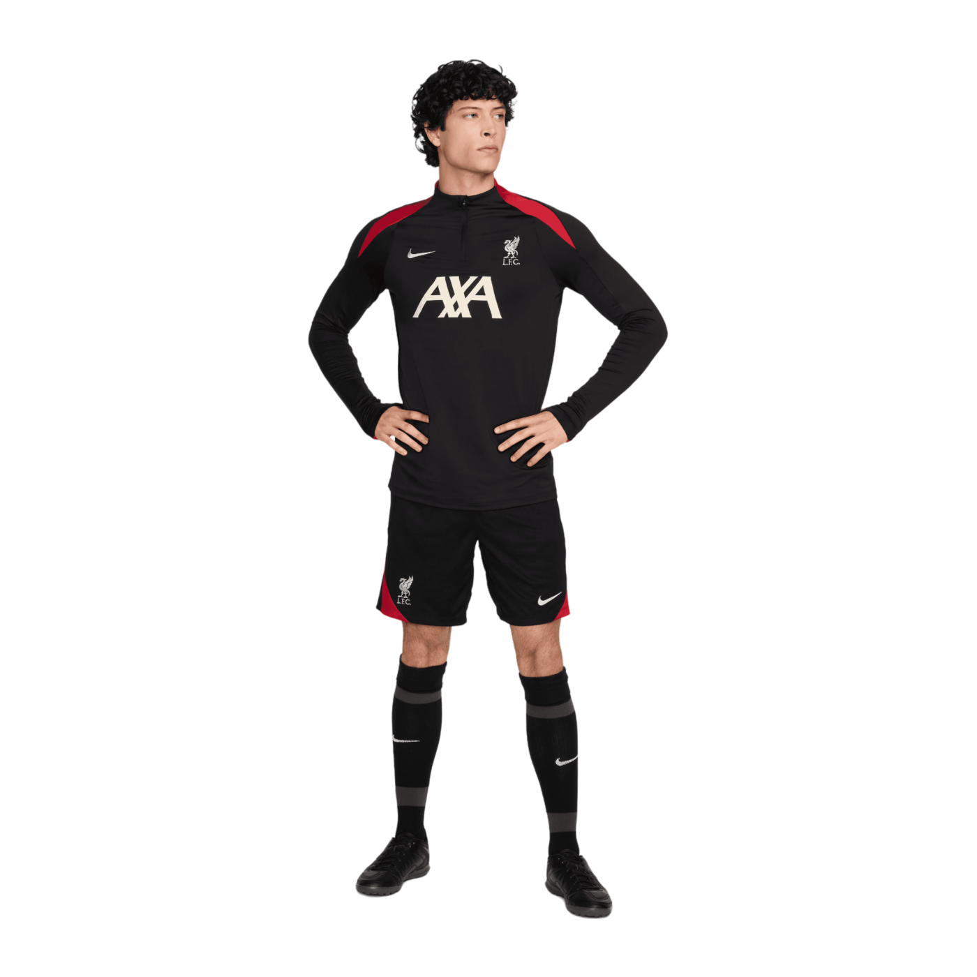Nike FC Liverpool Drill Top Schwarz F013
