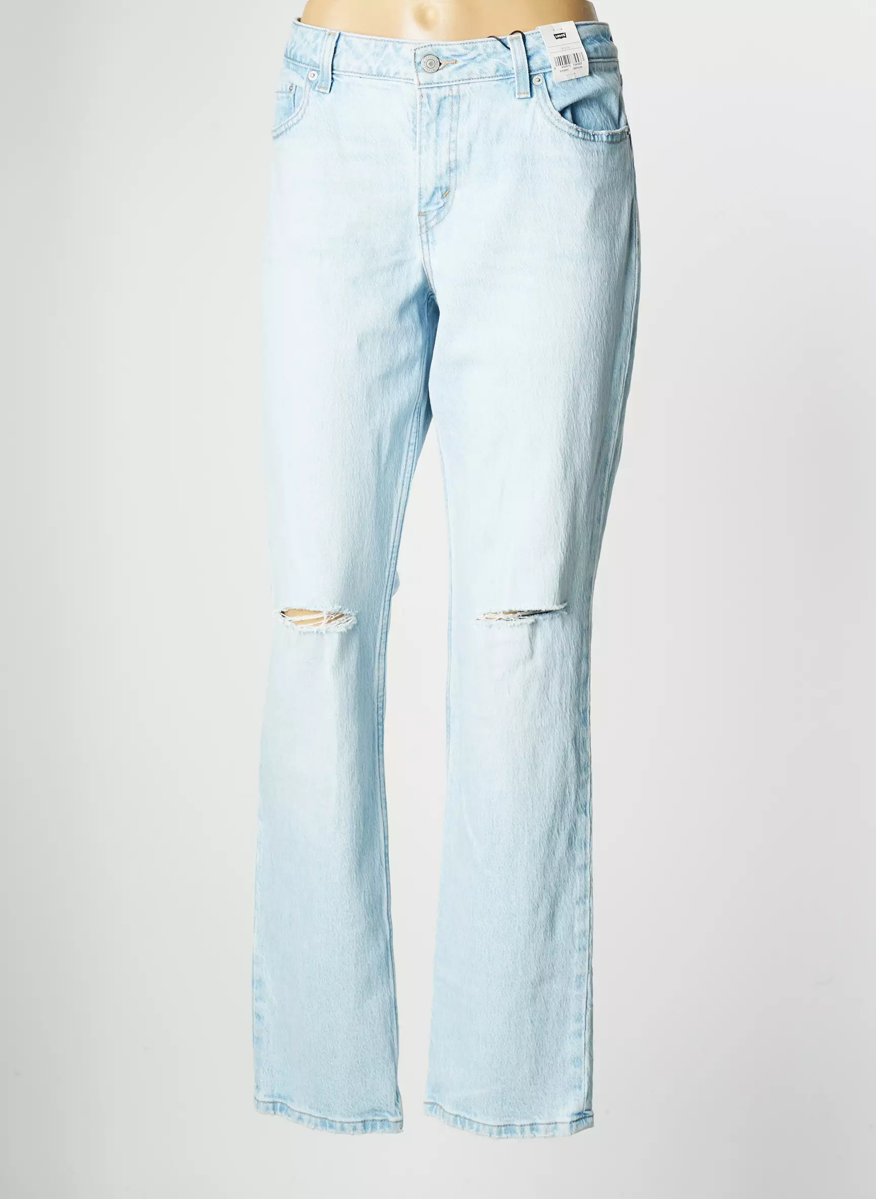 Levis Jeans Coupe Droite Femme couleur bleu