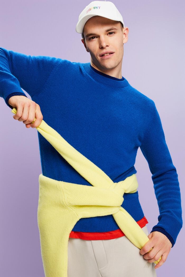 Kaschmirpullover mit Rundhalsausschnitt