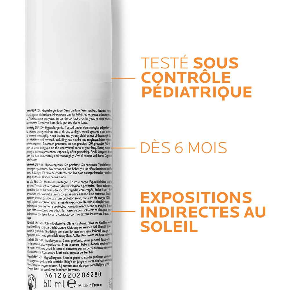 La Roche-Posay Anthelios Lait bébé 50+ Protection visage
