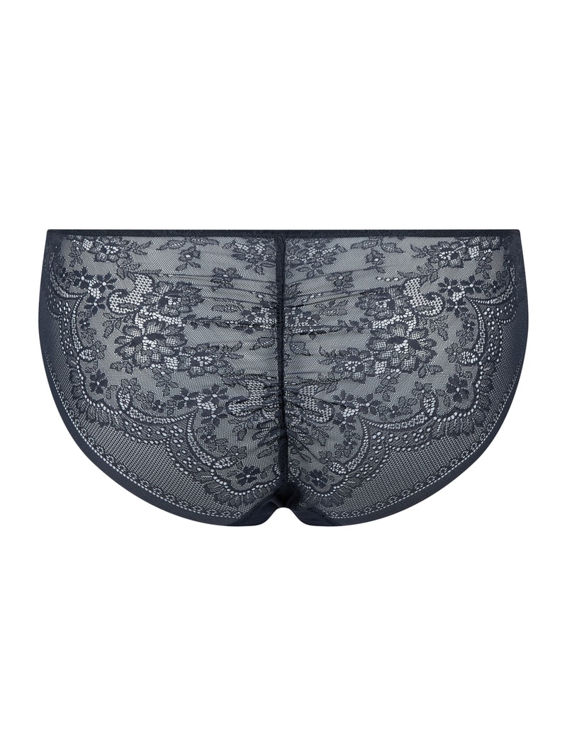 Slip mit Stretch-Anteil im 3er-Pack in marineblau