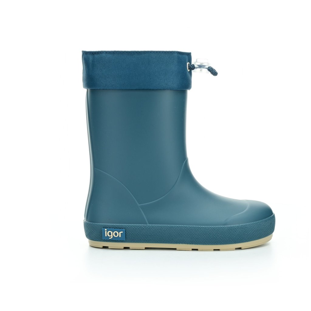 Igor Yogi DK Cuello Petroleo/Oil Blue Barfußgummistiefel