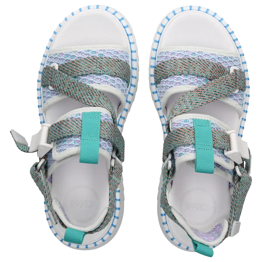 Chloé - Sandalen LILLI Kalbsleder - blau