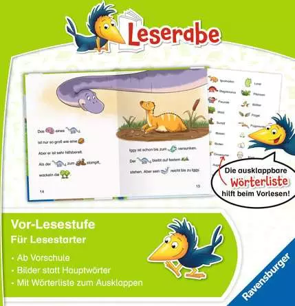 Leserabe - Vor-Lesestufe: Dinosauriergeschichten