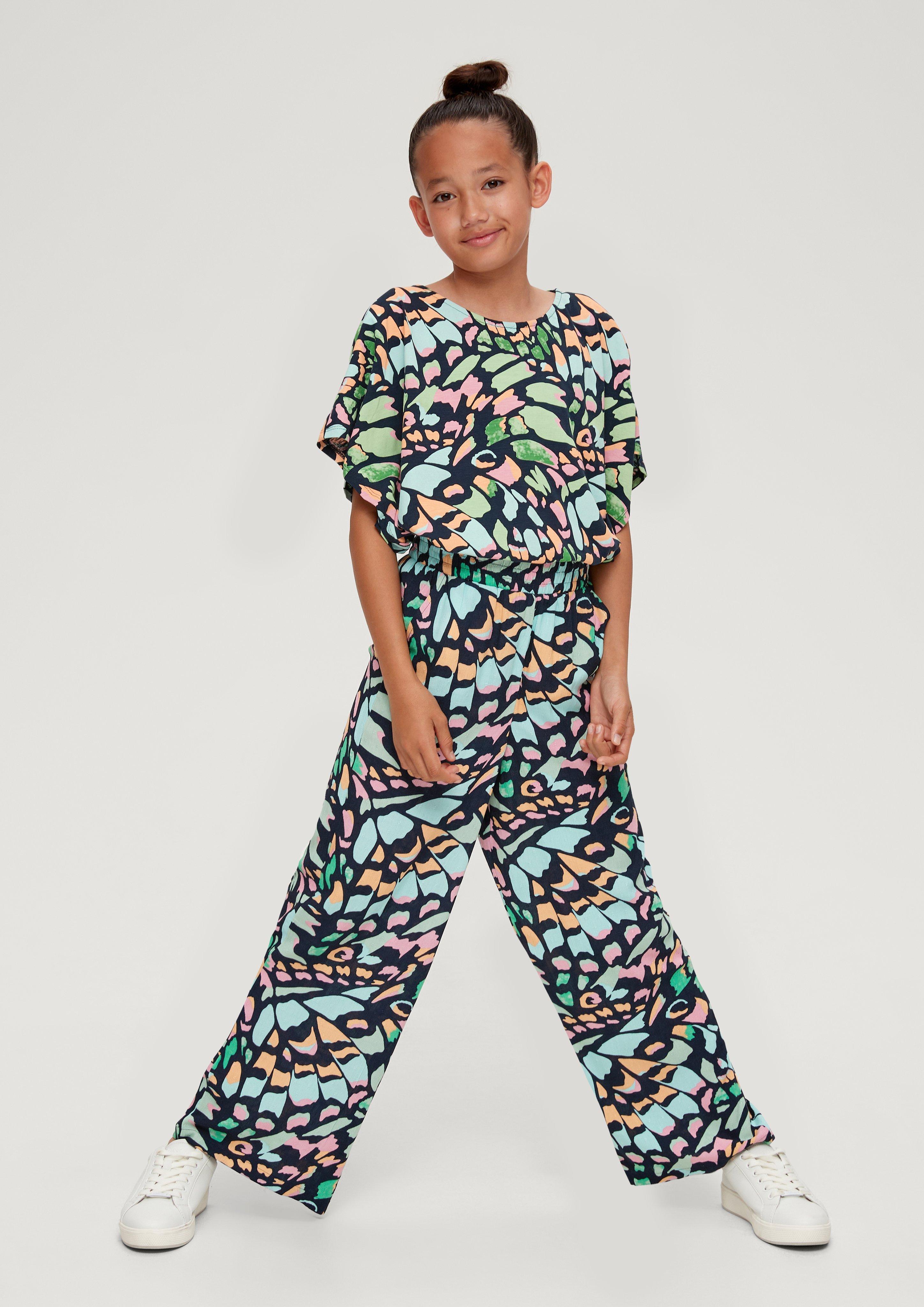 Regular: Hose mit Allover-Print  2130453-59A1