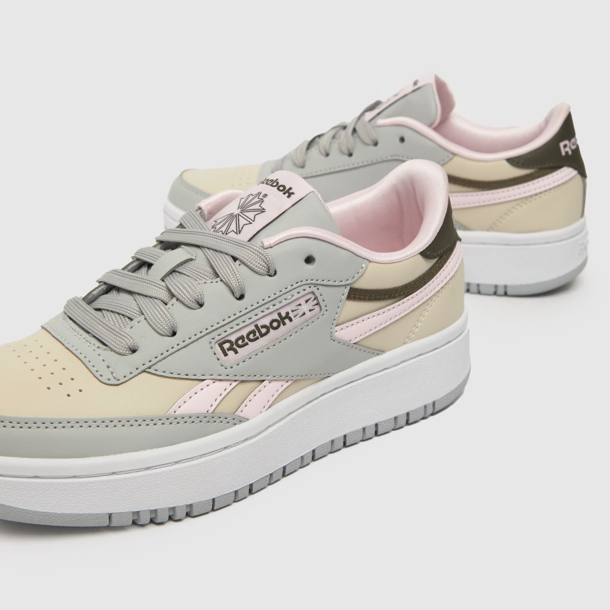 Reebok bézs Multi Club C Double Revenge Lány Gyerek Cipő